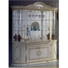 Ben Company New Venus Beige & Gold 4 Doors Vitrine Ben Company New Venus Beige & Gold 4 Doors Vitrine
