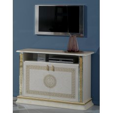 Ben Company New Venus Beige & Gold TV Stand Ben Company New Venus Beige & Gold TV Stand