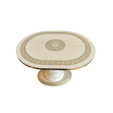 Ben Company New Venus Beige & Gold Lamp Table Ben Company New Venus Beige & Gold Lamp Table