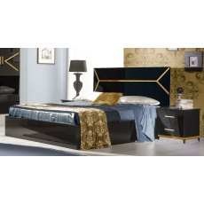 Ben Company Elegance Black & Gold Bed Ben Company Elegance Black & Gold Bed