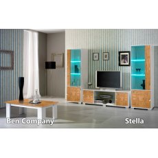 Ben Company Stella Oak 1 Door Vitrine