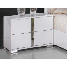 H2O Design Bella White Night Table H2O Design Bella White Night Table