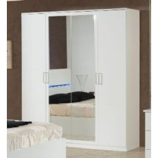Ben Company Simona White 4 Door Wardrobe Ben Company Simona White 4 Door Wardrobe