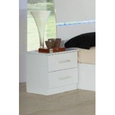 Ben Company Simona White Night Table Ben Company Simona White Night Table
