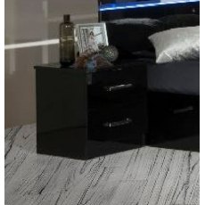 Ben Company Simona Black Night Table Ben Company Simona Black Night Table