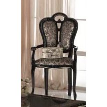 Ben Company Betty Black and Gold Giglio Armchair Ben Company Betty Black and Gold Giglio Armchair