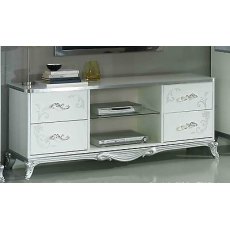 Ben Company Daniela White-Silver TV Unit Ben Company Daniela White-Silver TV Unit