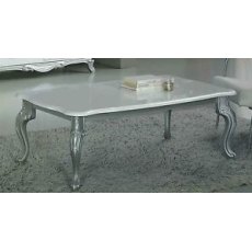 Ben Company Daniela White-Silver Coffee Table Ben Company Daniela White-Silver Coffee Table