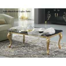 Ben Company Sofia Black-Gold Coffee Table Ben Company Sofia Black-Gold Coffee Table