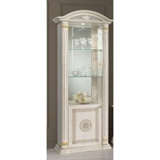 H2O Design Aurora Beige and Gold 1 Door Vitrine H2O Design Aurora Beige and Gold 1 Door Vitrine