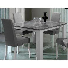 Ben Company Stella White-Grey Square Table Ben Company Stella White-Grey Square Table
