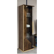 H2O Design Desiree Bronze Gold 1 Door Vitrine H2O Design Desiree Bronze Gold 1 Door Vitrine