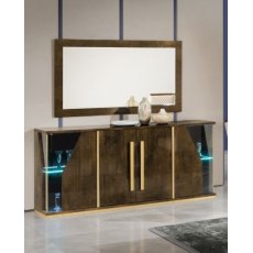 H2O Design Desiree Bronze Gold 4 Door Sideboard H2O Design Desiree Bronze Gold 4 Door Sideboard