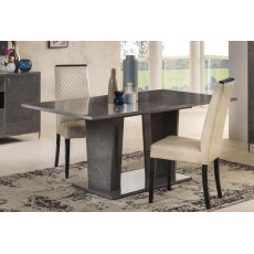 Ben Company Vittoria Grey Extending Dining Table Ben Company Vittoria Grey Extending Dining Table