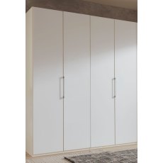 Wiemann Glasgow 4 Doors Hinged-Doors Wardrobe with Wooden Doors in any carcase Color Wiemann Glasgow 4 Doors Hinged-Doors Wardrobe with Wooden Doors in any carcase Color
