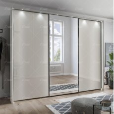 Wiemann Monaco 3000 sliding door wardrobe of width 250cm Wiemann Monaco 3000 sliding door wardrobe of width 250cm
