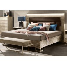 Arredoclassic Adora Luce Light Bed w/Upholstered Headboard Arredoclassic Adora Luce Light Bed w/Upholstered Headboard