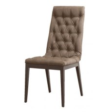 Camel Group Platinum Silver Birch Finish Capitone Dining Chair Camel Group Platinum Silver Birch Finish Capitone Dining Chair