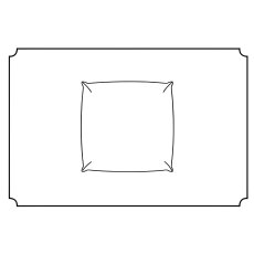 Arredoclassic Adora Luce Light Square Cushion 50x50 cm Arredoclassic Adora Luce Light Square Cushion 50x50 cm