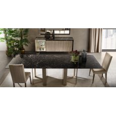 Arredoclassic Adora Luce Dark Rectangular Table w/2 Extensions Arredoclassic Adora Luce Dark Rectangular Table w/2 Extensions