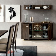 Camel Group Volare Walnut Finish 3 Door Buffet Camel Group Volare Walnut Finish 3 Door Buffet