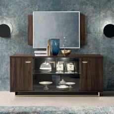 Camel Group Volare Walnut Finish 4 Door Buffet Camel Group Volare Walnut Finish 4 Door Buffet