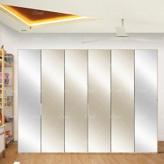 Wiemann Asmara hinged-door wardrobe of width 300cm without cornice, with handles in chrome/slate Wiemann Asmara hinged-door wardrobe of width 300cm without cornice, with handles in chrome/slate