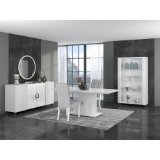 San Martino Elite 2 Doors Glass Cabinet With LED Lights