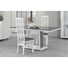 San Martino Elite Grey Top Fixed Rectangular Wood Table San Martino Elite Grey Top Fixed Rectangular Wood Table