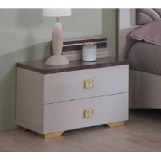 San Martino Ruby 2 Drawers Bedside Table