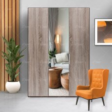 Wiemann Eastside hinged-door wardrobe of width 150cm with 3 doors without cornice Wiemann Eastside hinged-door wardrobe of width 150cm with 3 doors without cornice