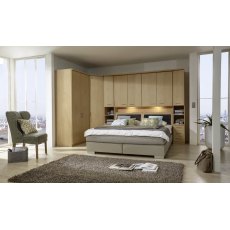 Wiemann Luxor 3 & 4 Overbed unit combinations Occasional Wardrobes With 33cm