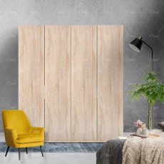 Wiemann Kansas bi-fold doors Wardrobe with automatic door opening of width 200cm Wiemann Kansas bi-fold doors Wardrobe with automatic door opening of width 200cm