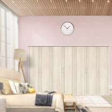 Wiemann Luxor 3 & 4 hinged-door wardrobe with cornice of width 325cm Wiemann Luxor 3 & 4 hinged-door wardrobe with cornice of width 325cm