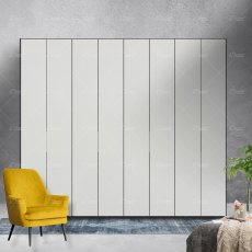 Wiemann Kansas bi-fold doors Wardrobe with automatic door opening of width 350cm Wiemann Kansas bi-fold doors Wardrobe with automatic door opening of width 350cm