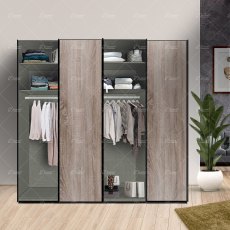 Wiemann Malibu sliding-door wardrobe of width 330cm