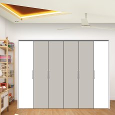 Wiemann Monaco 1000 hinged door wardrobe of width 225cm 6 doors without cornice Wiemann Monaco 1000 hinged door wardrobe of width 225cm 6 doors without cornice