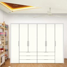 Wiemann Monaco 1000 hinged door wardrobe of width 250cm 6 doors without cornice Wiemann Monaco 1000 hinged door wardrobe of width 250cm 6 doors without cornice