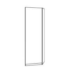 End unitsFor placing on right Front crystal mirror W 47cm x D 58cm x H 236cm