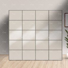 Wiemann Westside sliding door wardrobe of width 400cm 4 doors without cornice Wiemann Westside sliding door wardrobe of width 400cm 4 doors without cornice