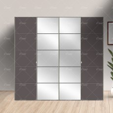 Wiemann Westside sliding door wardrobe of width 330cm 4 doors without cornice Wiemann Westside sliding door wardrobe of width 330cm 4 doors without cornice