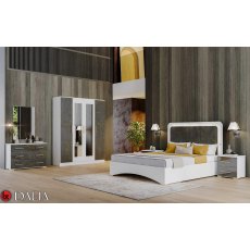 Ben Company Dalia Grey and Gold Bedroom Set Ben Company Dalia Grey and Gold Bedroom Set
