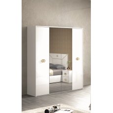 H2O Design Vogue White and Gold Wardrobe H2O Design Vogue White and Gold Wardrobe