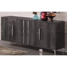 Ben Company Luna Grey 4 Door Sideboard Ben Company Luna Grey 4 Door Sideboard