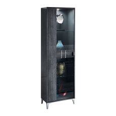 Ben Company Luna Grey 1 Door Display Unit Ben Company Luna Grey 1 Door Display Unit