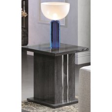 Ben Company Luna Grey Lamp Table Ben Company Luna Grey Lamp Table