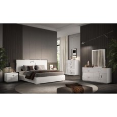 Imab Group Infinity White Glossy Bedroom Group Imab Group Infinity White Glossy Bedroom Group