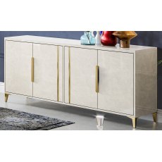 Ben Company Luna Cream 4 Door Sideboard Ben Company Luna Cream 4 Door Sideboard