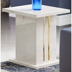 Ben Company Luna Cream Lamp Table Ben Company Luna Cream Lamp Table