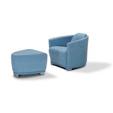 Calia Italia Jolly Armchair and Foot Stool Calia Italia Jolly Armchair and Foot Stool